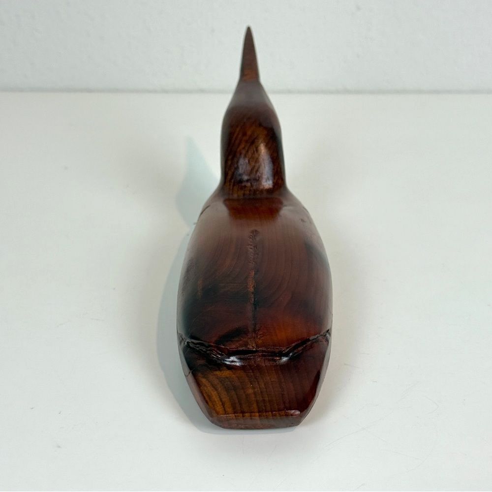 Vintage Handmade Carved Wooden Bird Signed ‘94 - Picture 5 of 10